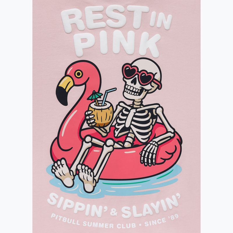 Women's T-shirt Pitbull Rest In Pink Oversize strawberry cream 9