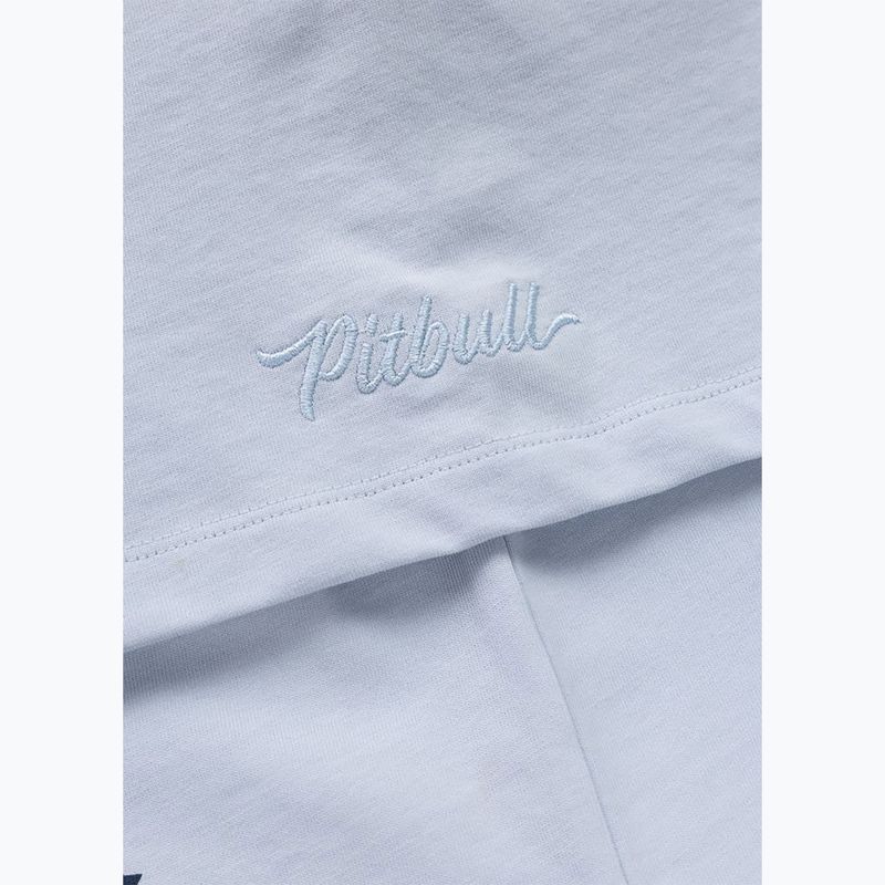 Women's sweatshirt Pitbull Skull Oversize frosted blue 10