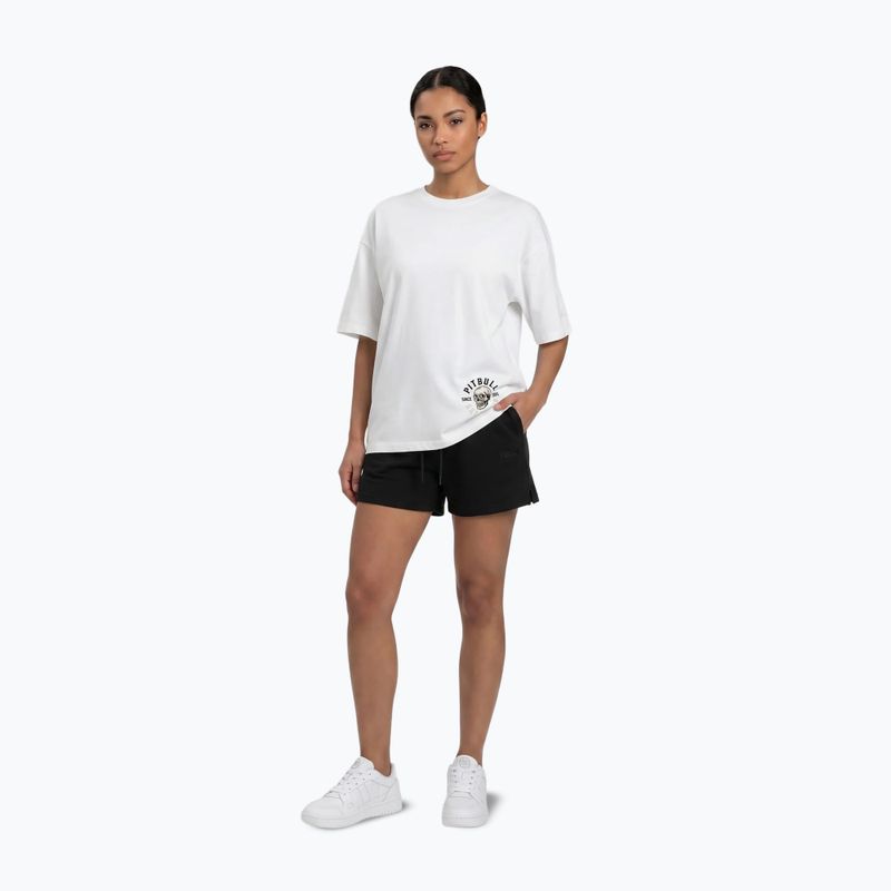 Women's sweatshirt Pitbull Skull Oversize white 2
