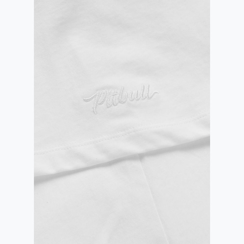Women's sweatshirt Pitbull Skull Oversize white 7