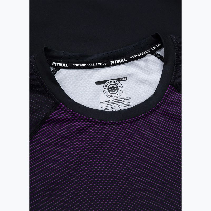 Men's long sleeve rashguard Pitbull Belt Rashguard purple 5