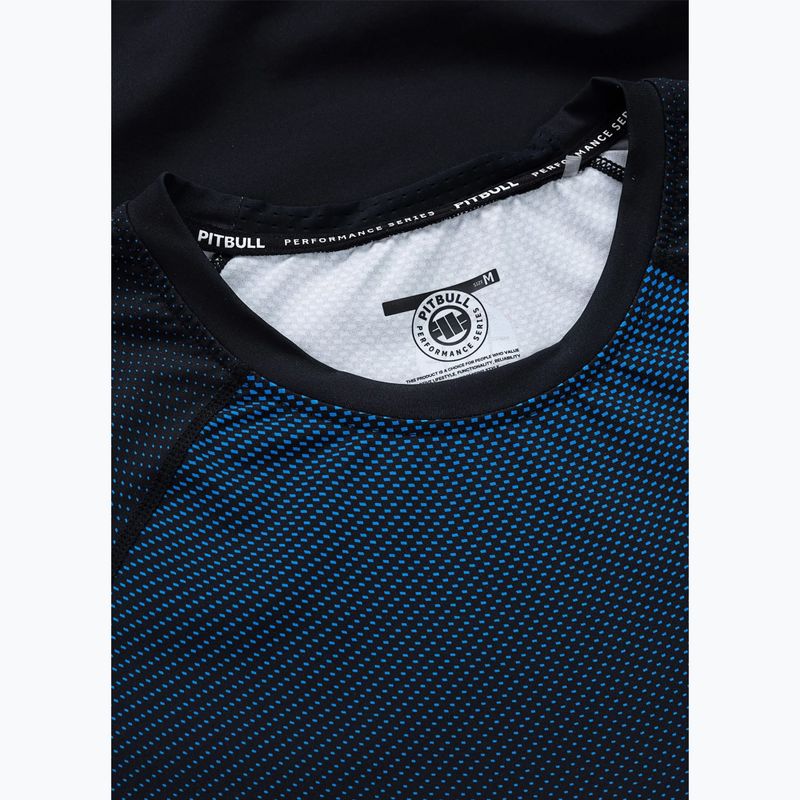 Men's long sleeve rashguard Pitbull Belt Rashguard blue 5