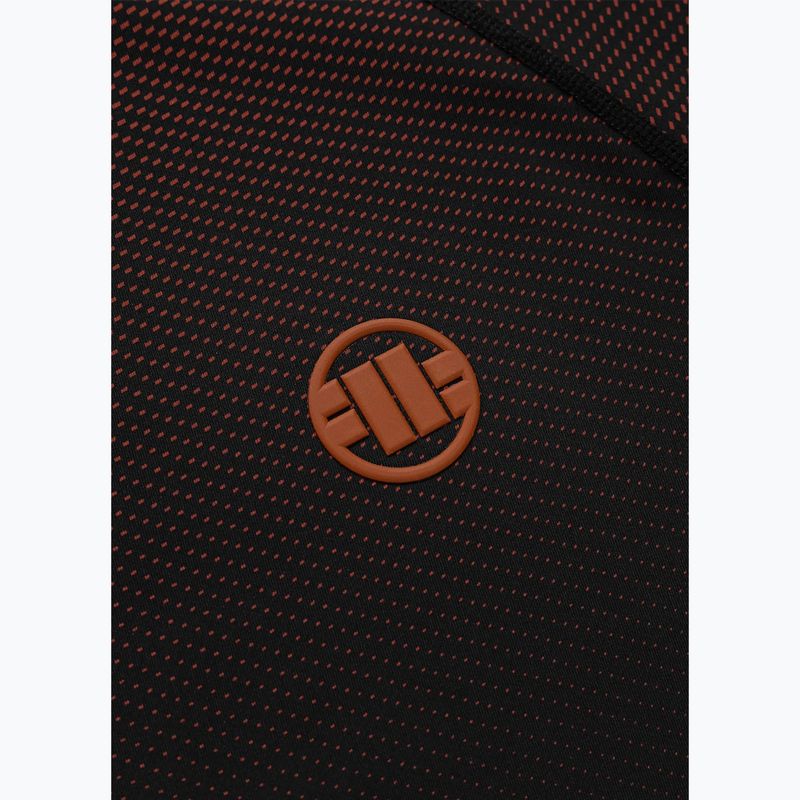 Men's long sleeve rashguard Pitbull Belt Rashguard brown 6