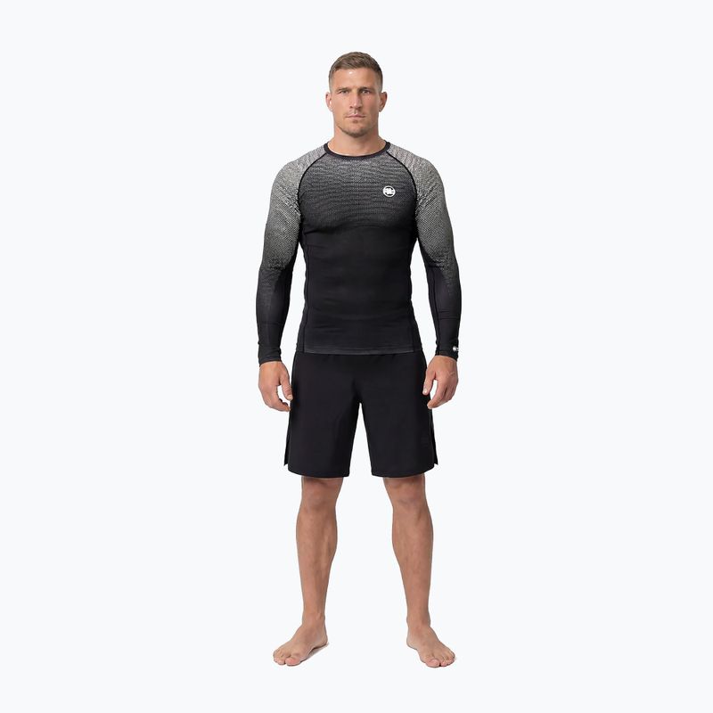 Men's long sleeve rashguard Pitbull Belt Rashguard black 2