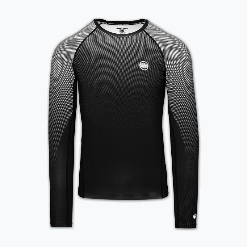 Men's long sleeve rashguard Pitbull Belt Rashguard black 3