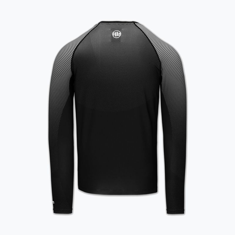 Men's long sleeve rashguard Pitbull Belt Rashguard black 4