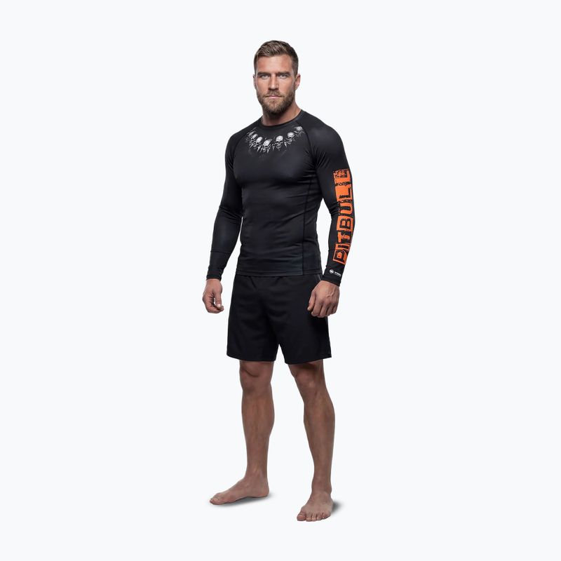 Men's long sleeve rashguard Pitbull Blacky Rashguard 2