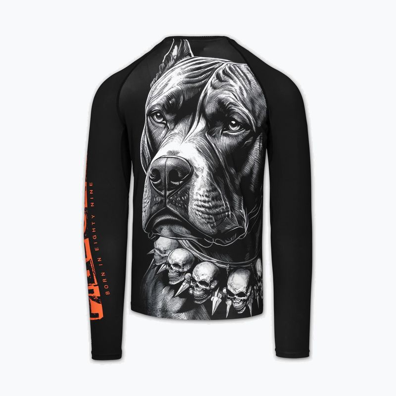Men's long sleeve rashguard Pitbull Blacky Rashguard 6
