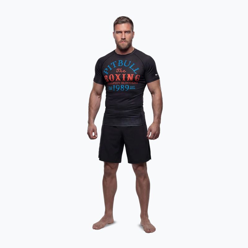 Men's long sleeve rashguard Pitbull Champion Bloodline Rashguard black 2