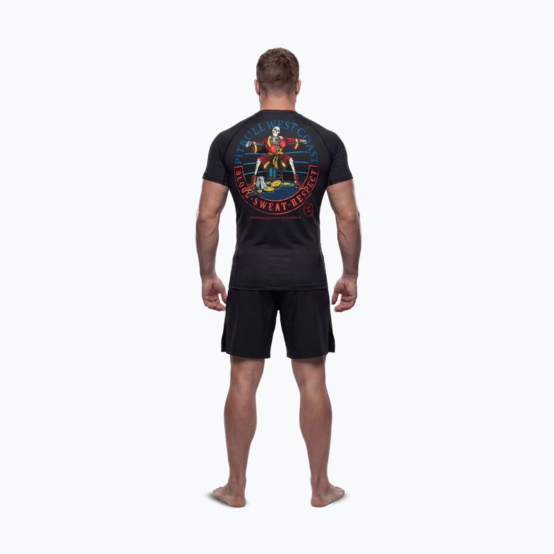 Men's long sleeve rashguard Pitbull Champion Bloodline Rashguard black 3