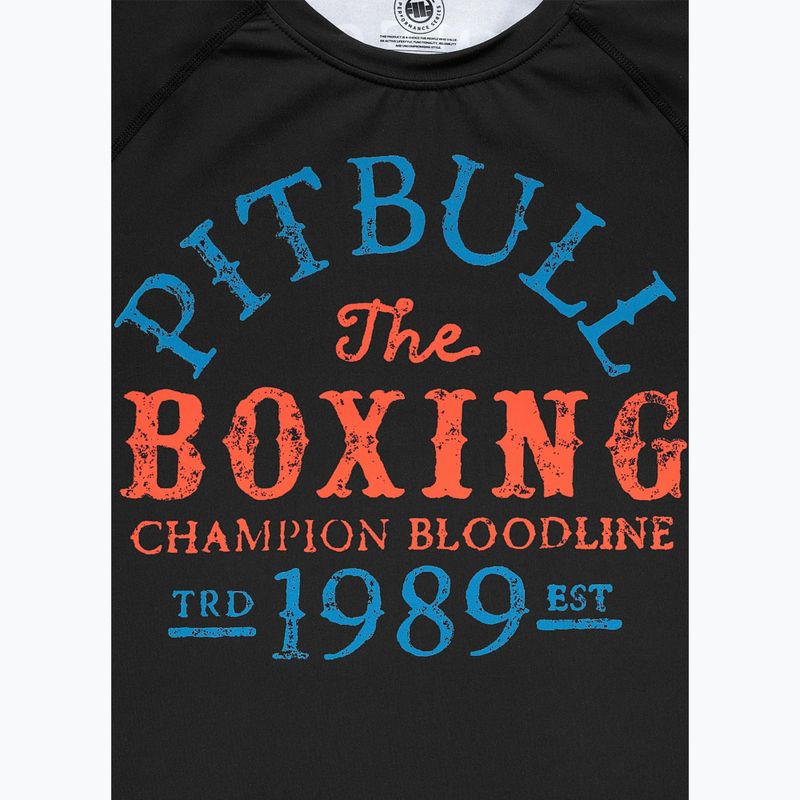 Men's long sleeve rashguard Pitbull Champion Bloodline Rashguard black 7