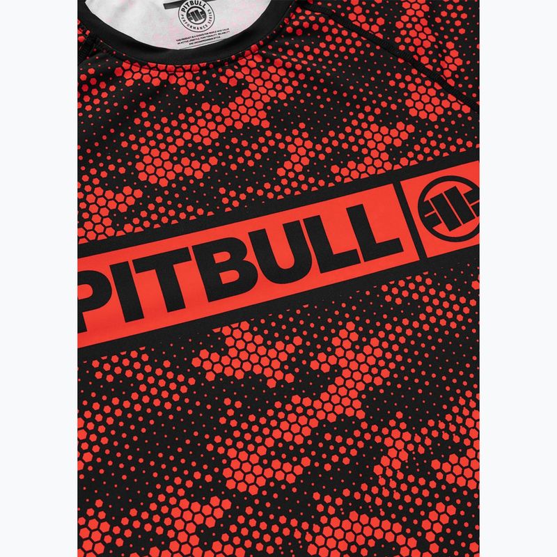 Men's rashguard Pitbull Hex Camo Hilltop Rashguard red 6