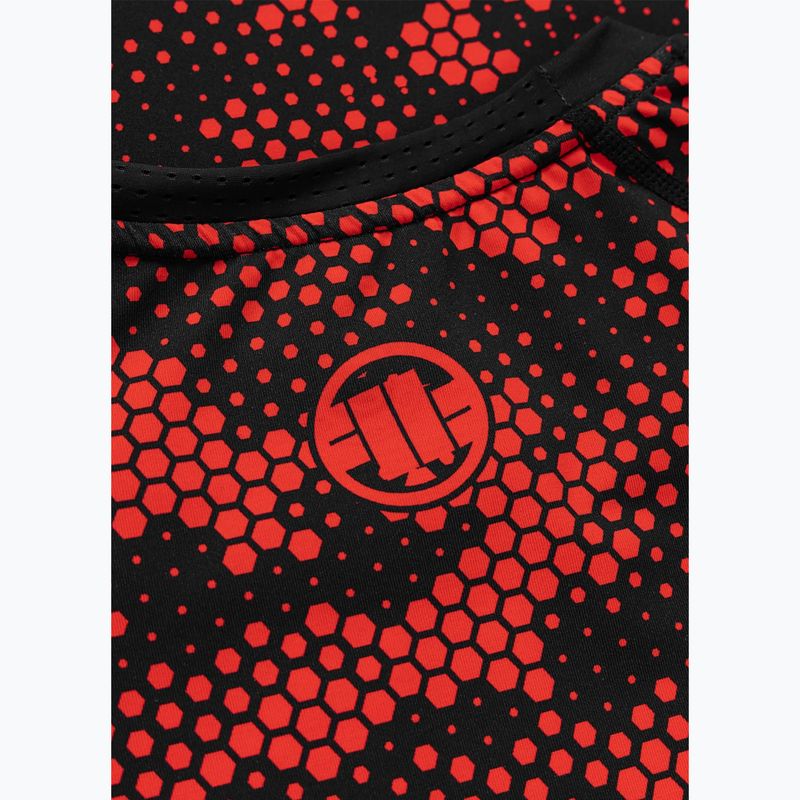 Men's rashguard Pitbull Hex Camo Hilltop Rashguard red 7