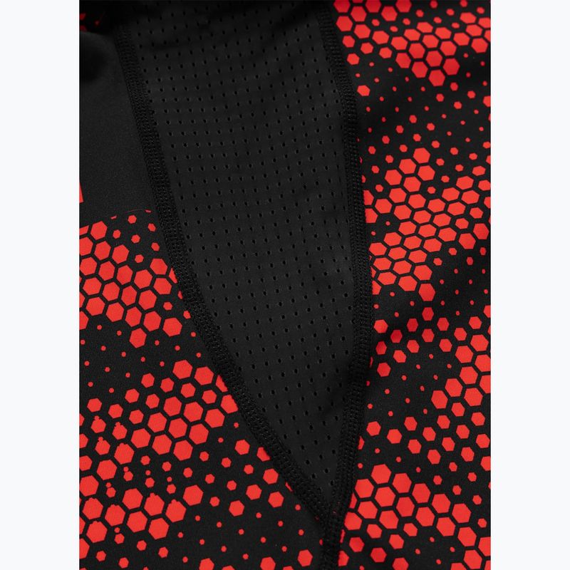 Men's rashguard Pitbull Hex Camo Hilltop Rashguard red 9