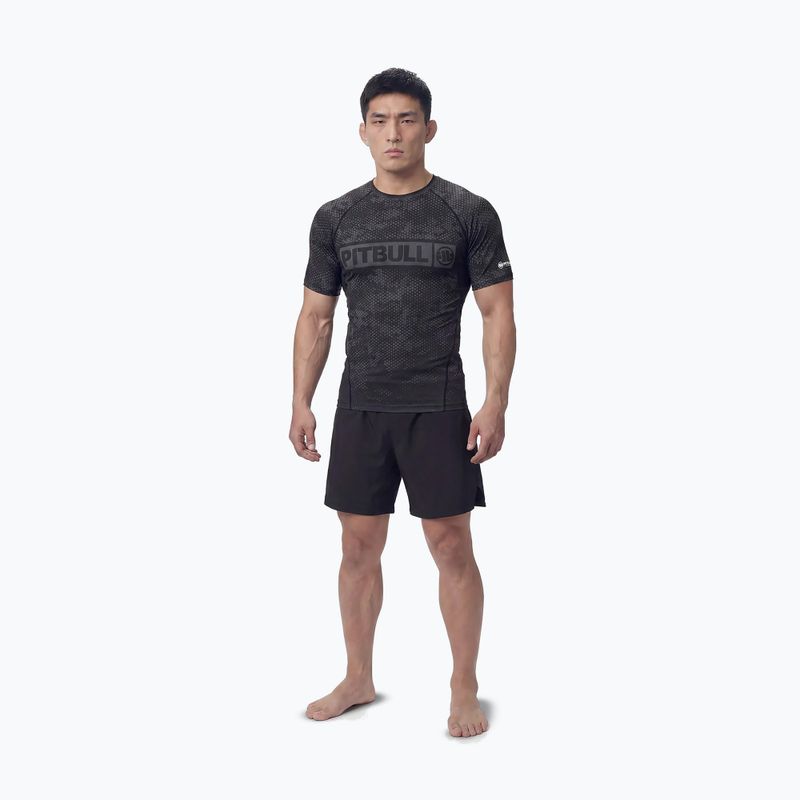 Men's rashguard Pitbull Hex Camo Hilltop Rashguard olive 2