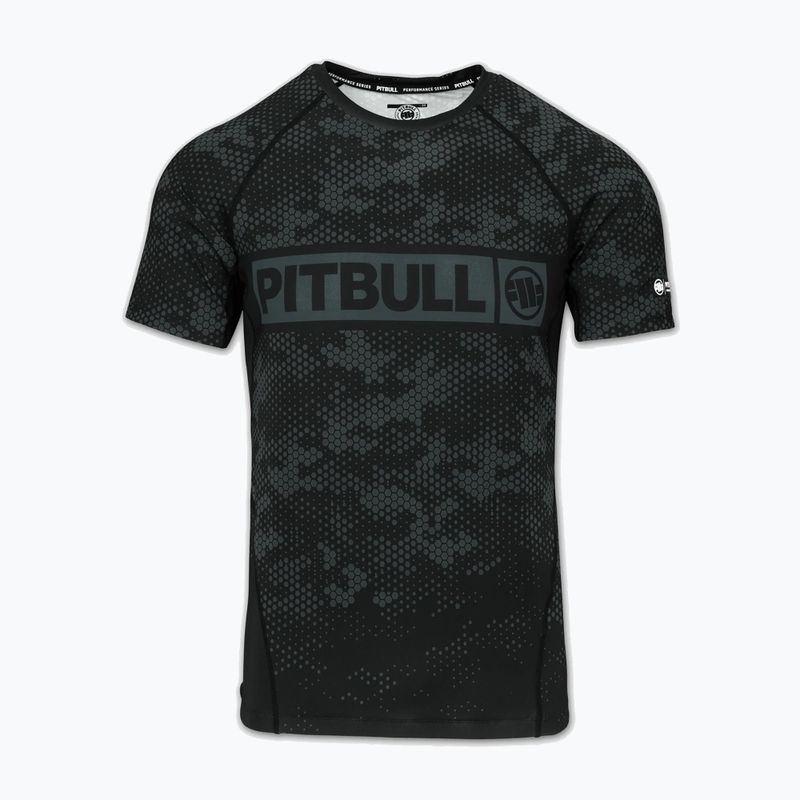Men's rashguard Pitbull Hex Camo Hilltop Rashguard olive 3