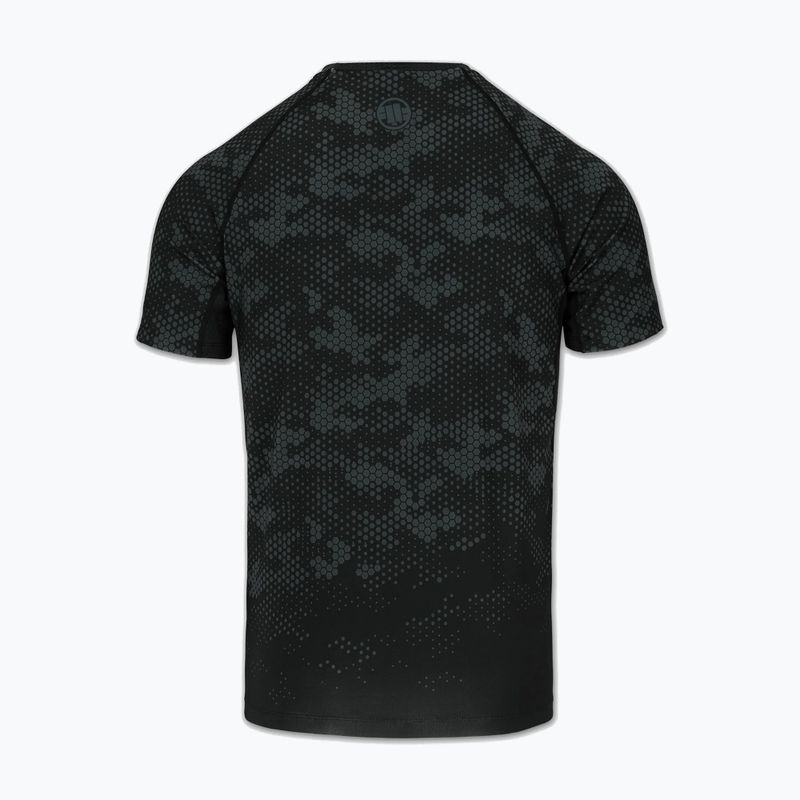 Men's rashguard Pitbull Hex Camo Hilltop Rashguard olive 4