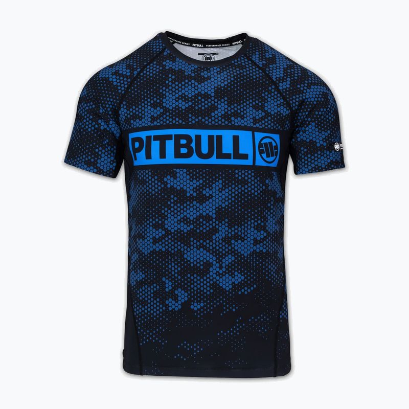 Men's rashguard Pitbull Hex Camo Hilltop Rashguard blue 3
