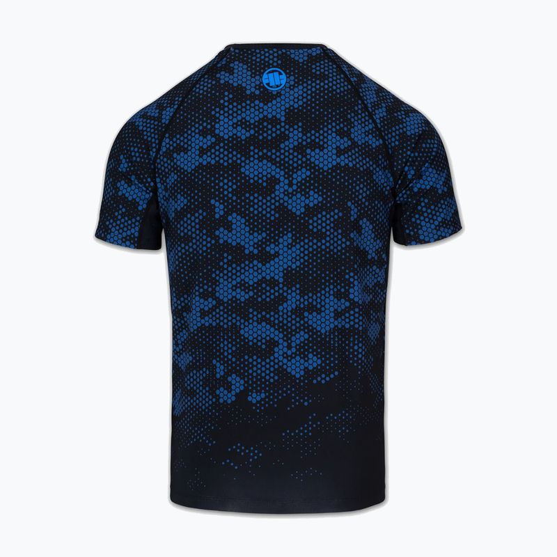 Men's rashguard Pitbull Hex Camo Hilltop Rashguard blue 4