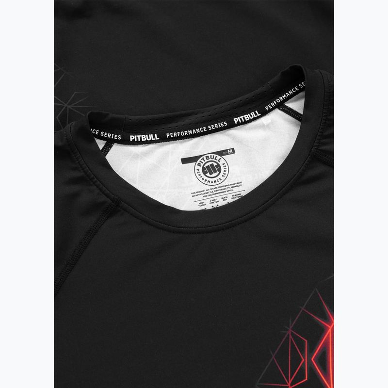 Men's rashguard Pitbull Ray Rashguard fluo/red 7
