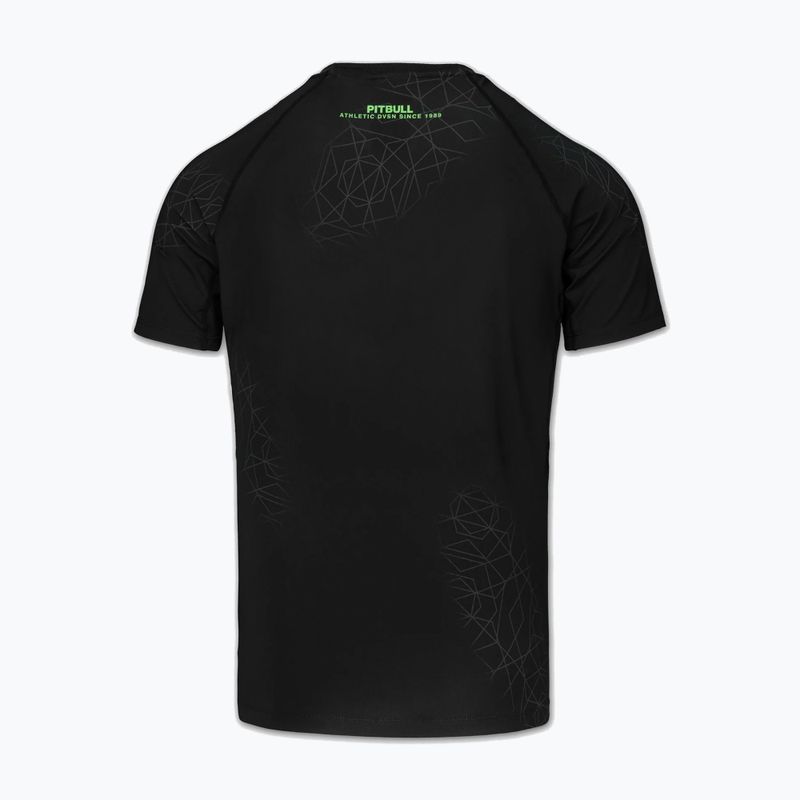 Men's rashguard Pitbull Ray Rashguard fluo green 4