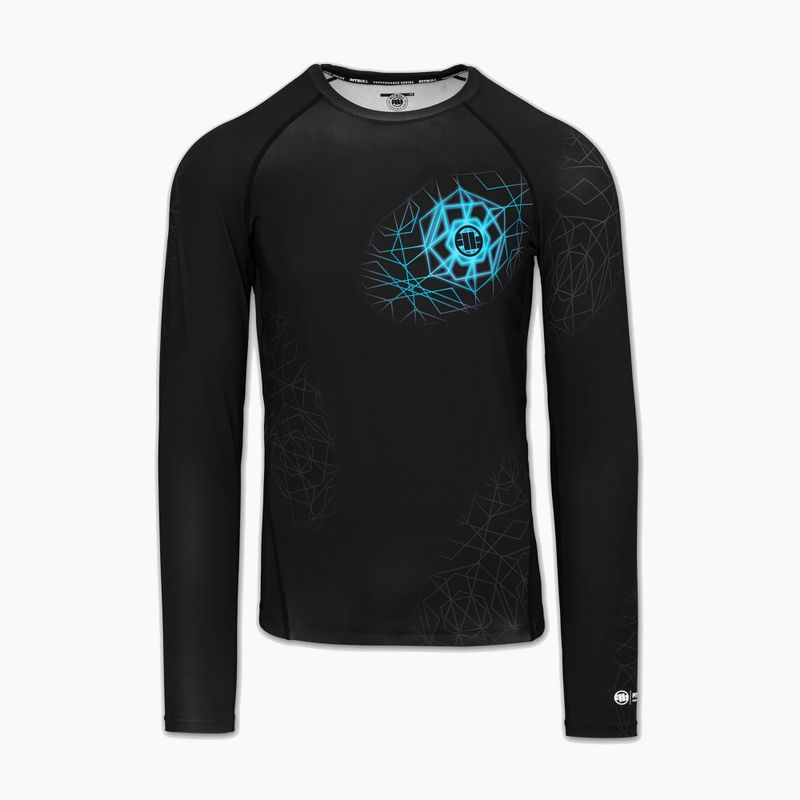 Men's long sleeve rashguard Pitbull Ray Rashguard sky blue 3
