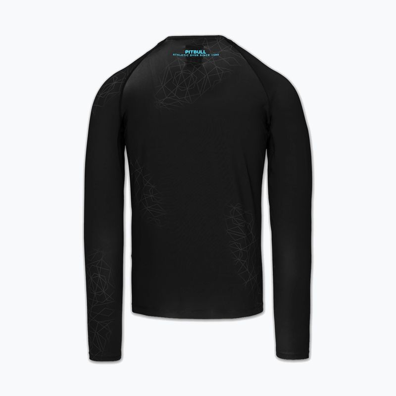 Men's long sleeve rashguard Pitbull Ray Rashguard sky blue 4