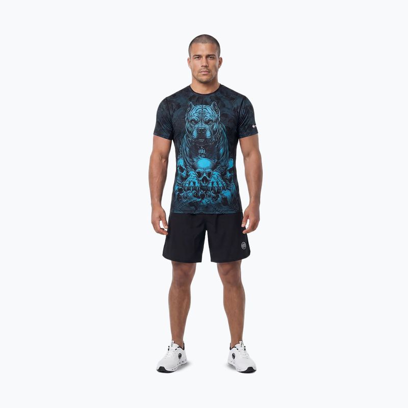 Men's T-shirt Pitbull Mesh Guardian Angel black 2