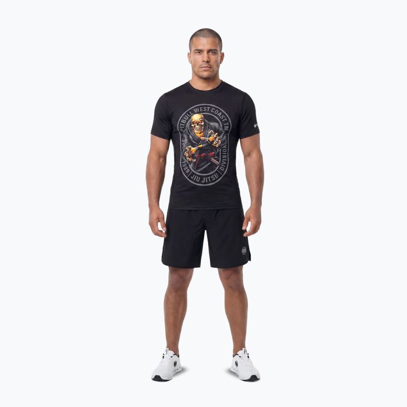 Men's T-shirt Pitbull Mesh Jiu Jitsu black 2