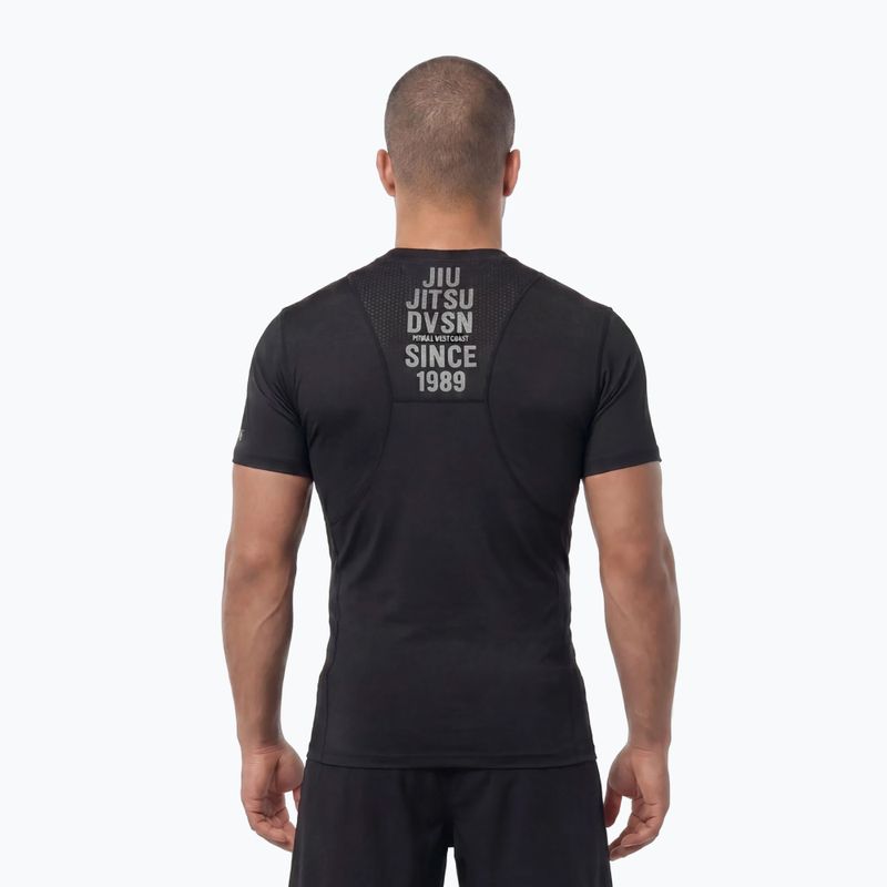 Men's T-shirt Pitbull Mesh Jiu Jitsu black 3