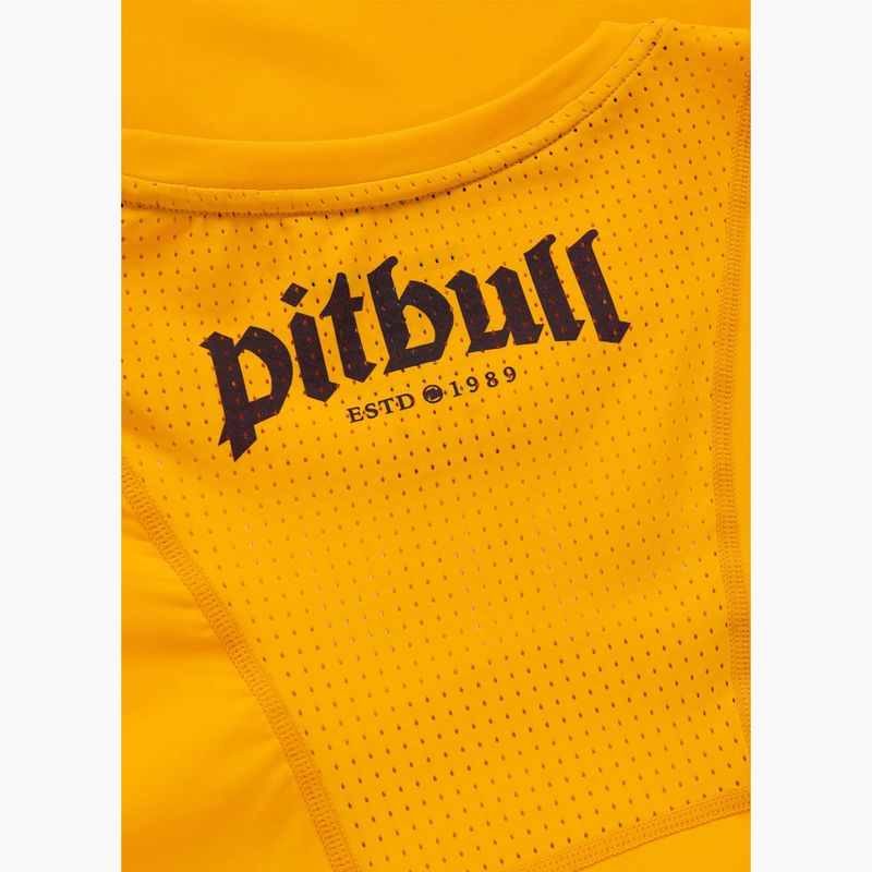Men's T-shirt Pitbull Palms mesh yellow logo 8