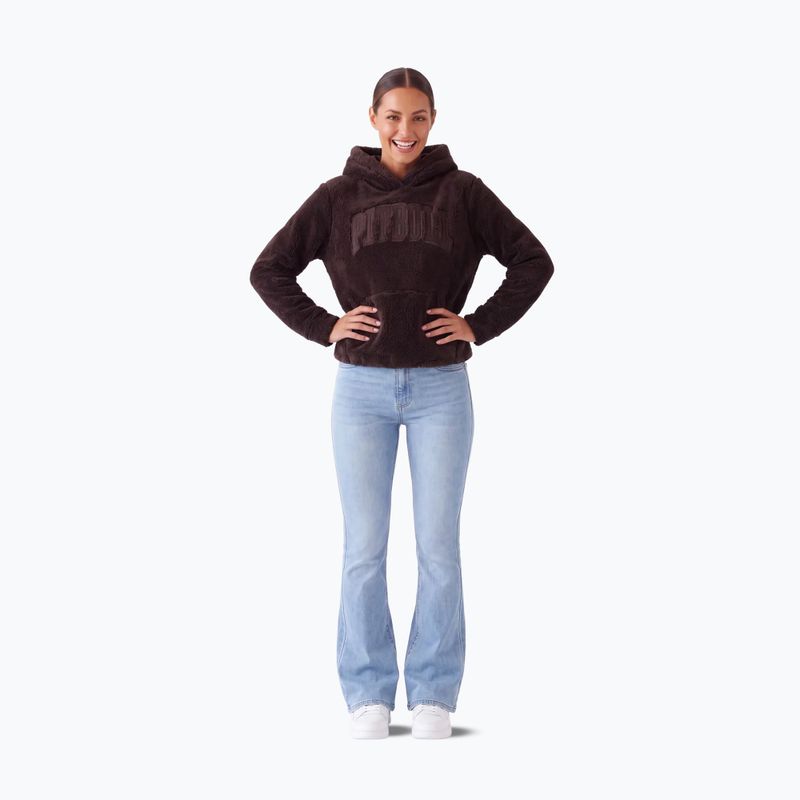 Women's sweatshirt Pitbull Aragona Norton Hooded grey/melange 4