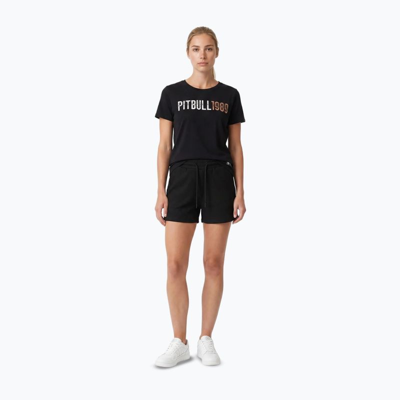 Women's T-shirt Pitbull Beach Girl black 2
