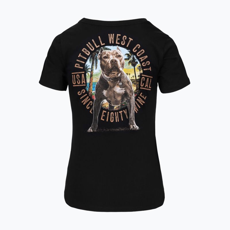 Women's T-shirt Pitbull Beach Girl black 5