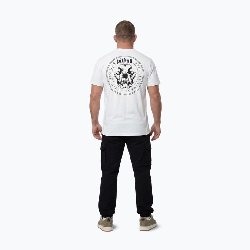 Men's T-shirt Pitbull O'Side Skull white 3