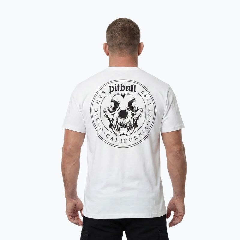 Men's T-shirt Pitbull O'Side Skull white 4