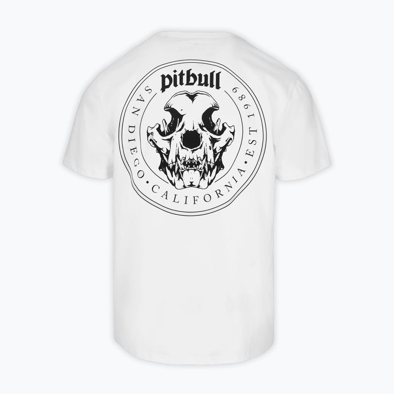 Men's T-shirt Pitbull O'Side Skull white 6