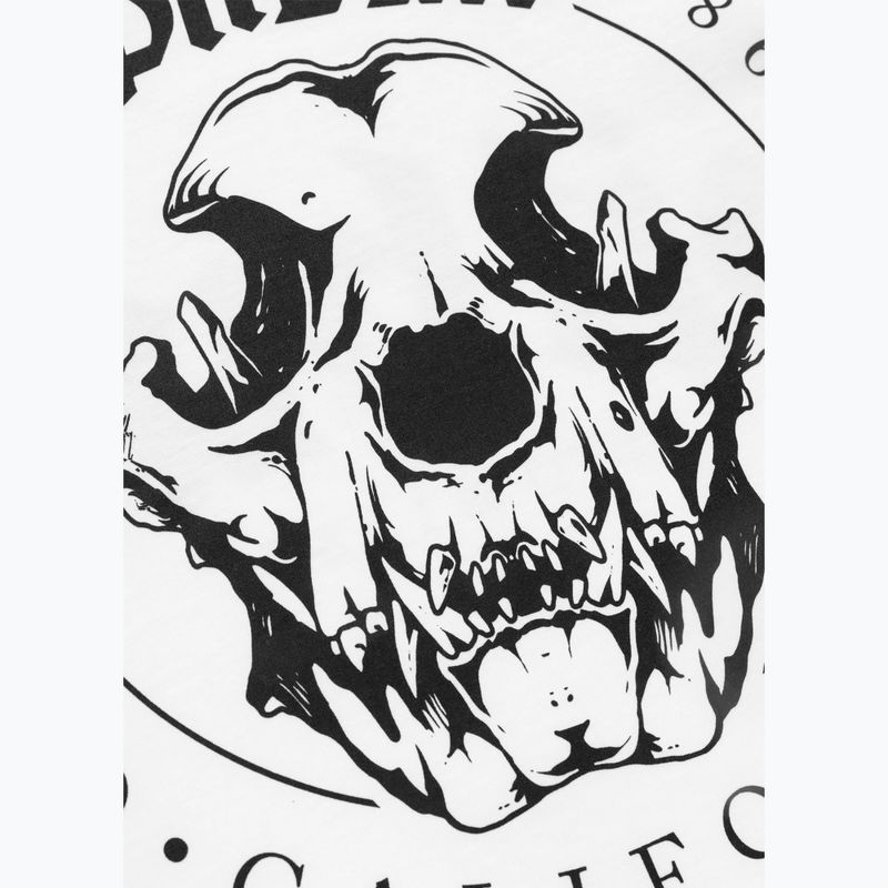 Men's T-shirt Pitbull O'Side Skull white 10