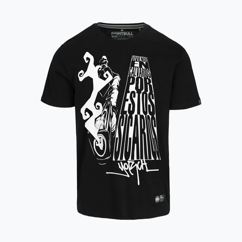 Men's T-shirt Pitbull Esqueleto black 3
