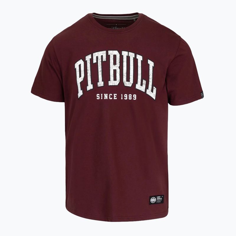 Men's T-shirt Pitbull Norton burgundy 3