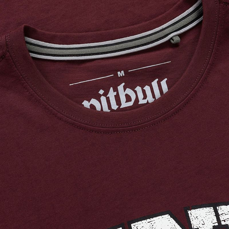 Men's T-shirt Pitbull Norton burgundy 5