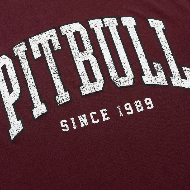 Men's T-shirt Pitbull Norton burgundy 6