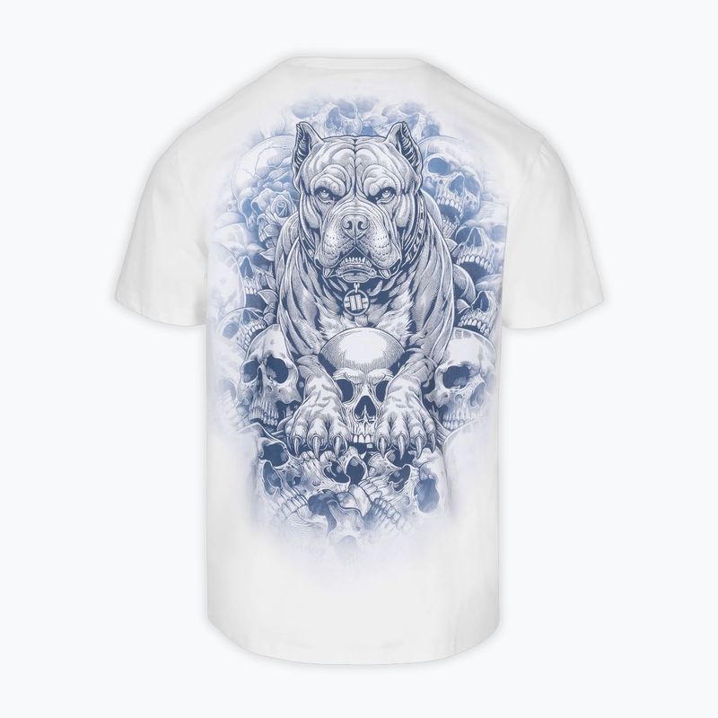 Men's T-shirt Pitbull Guardian Angel white 2