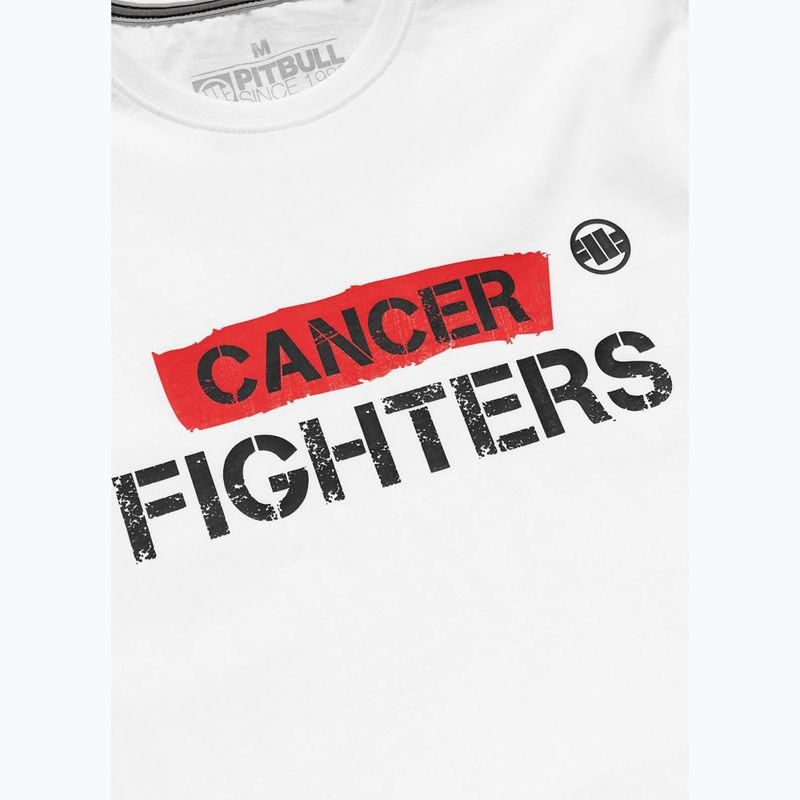 Men's T-shirt Pitbull Cancer Fighters white 6