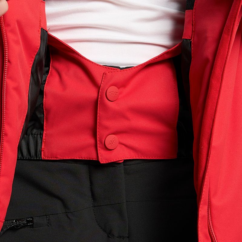 Women's ski jacket 4F red H4Z21-KUDN003 11