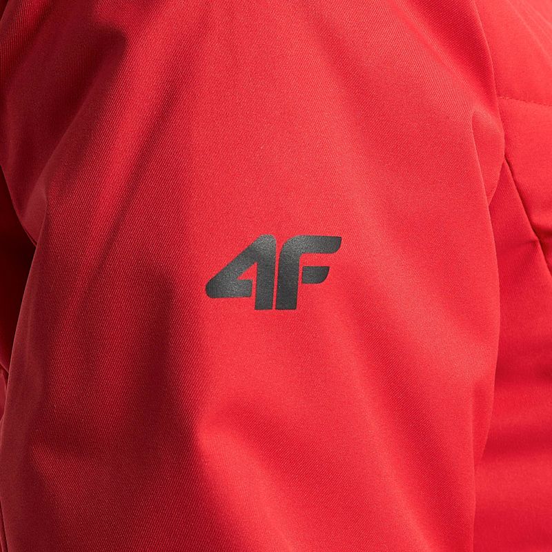Women's ski jacket 4F red H4Z21-KUDN003 7