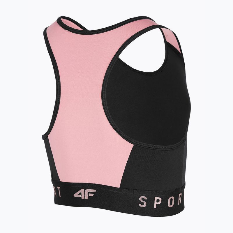 Children's training top 4F black HJZ22-JTOPD001 4
