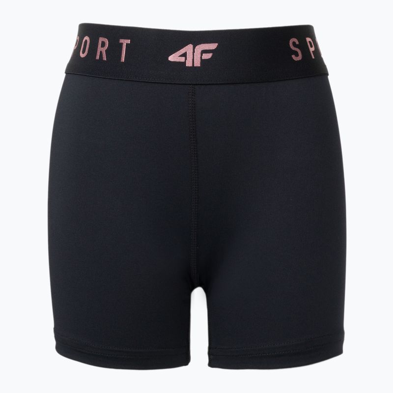 4F children's training shorts black HJZ22-JSPDF001