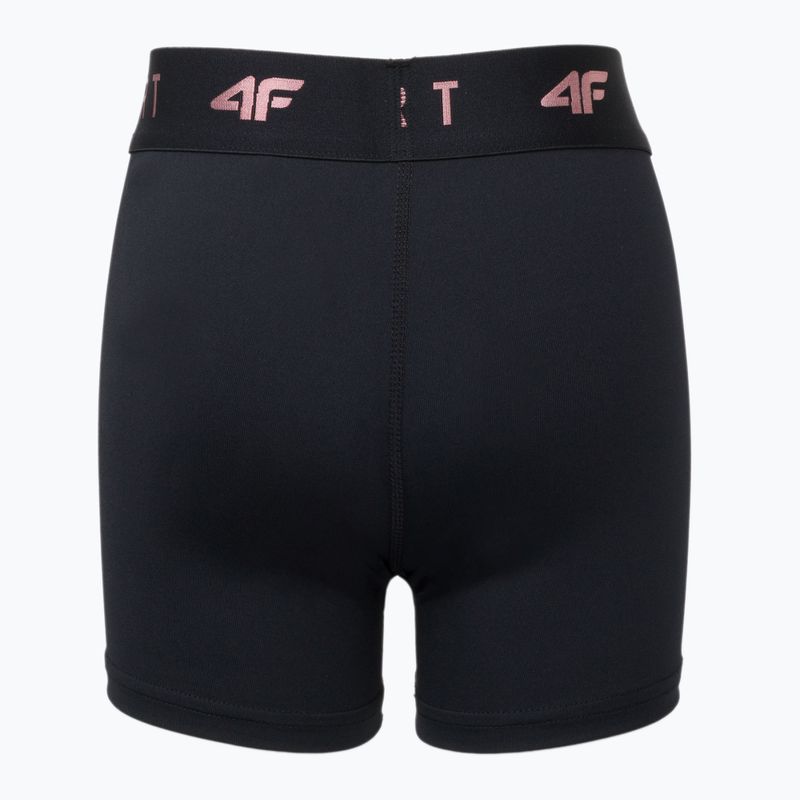 4F children's training shorts black HJZ22-JSPDF001 2