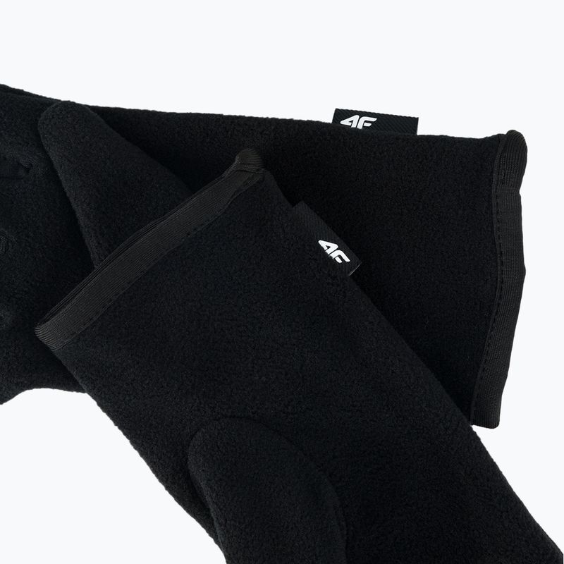 4F trekking gloves black H4Z22-REU014 4